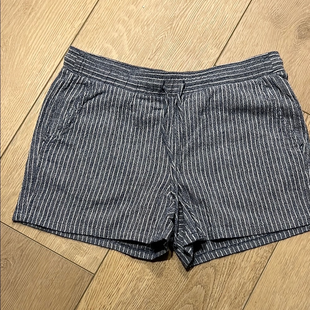 Striped Gray Women's Shorts